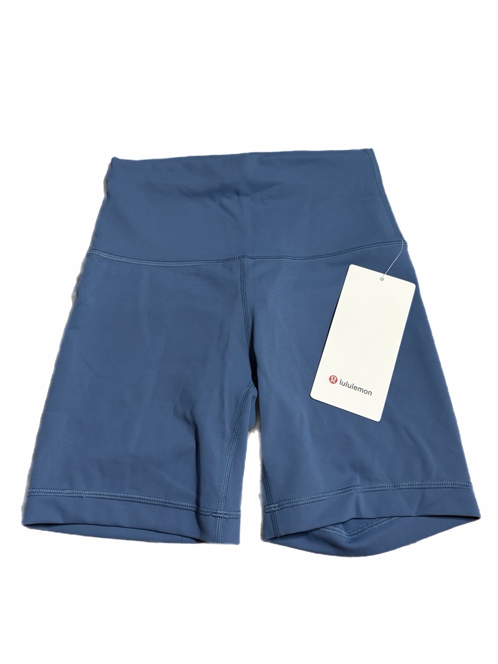 NWT Lululemon Wunder Train High-Rise Short 6" (Washed Denim) Size 4